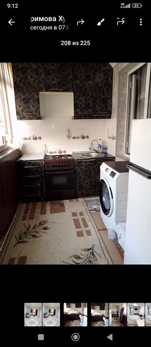 Сартепо 2 хона 4 этаж 200$ квартира ижарага берилади