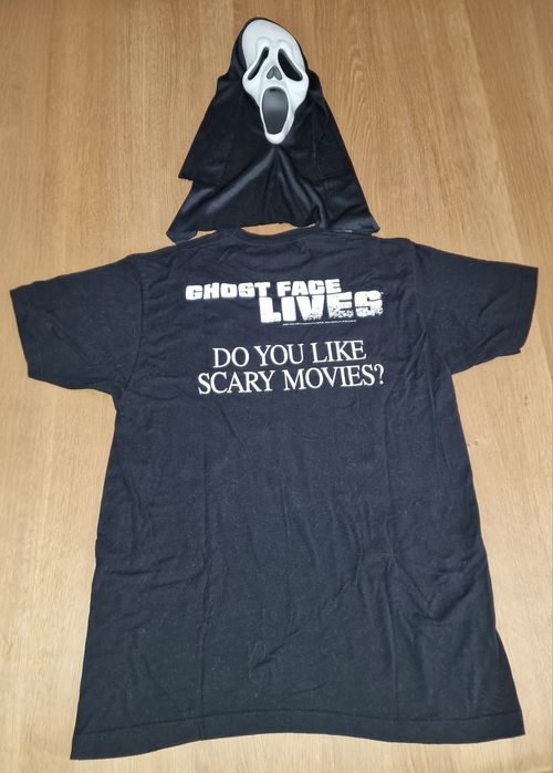 Halloween Scary Movie Ghost Face set tricou și mască