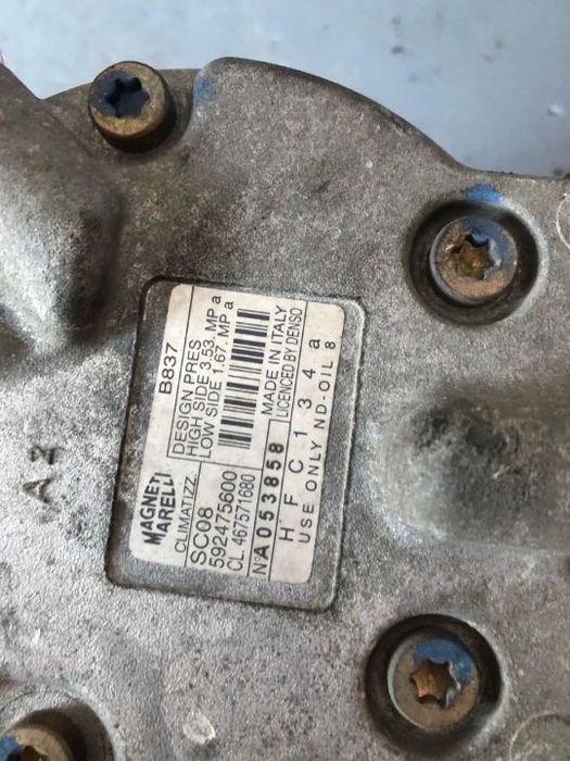 compresor ac 1.2 b 188a4000 fiat panda palio punto 188 lancia y  ⭐⭐⭐⭐⭐