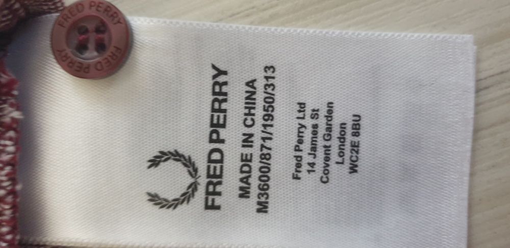 Fred Perry Pique Cotton Slim Fit Mens Size XL ОРИГИНАЛ! Мъжка Тениска!