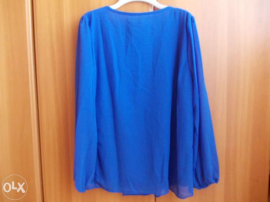 Bluza albastra - bluza mov