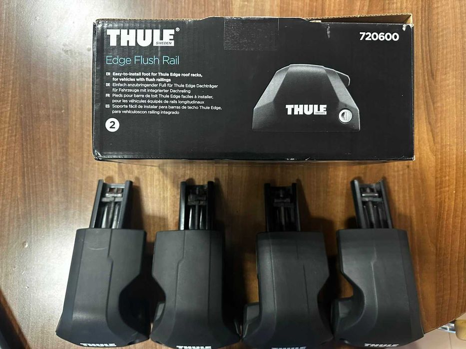 Thule Edge Flush Rail 7206 Black Багажник за интегрирани греди