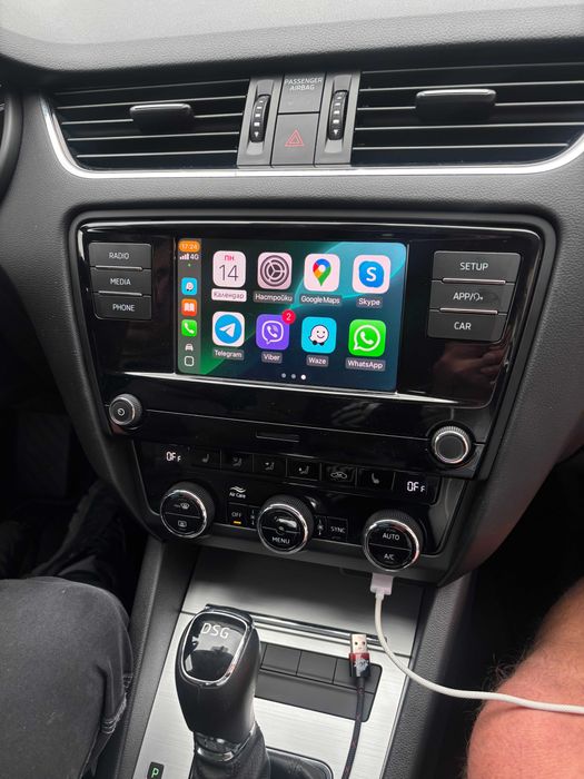 ŠKODA Mib2 Men2 LG SmartLink Apple CarPlay Android Auto Шкода  skoda