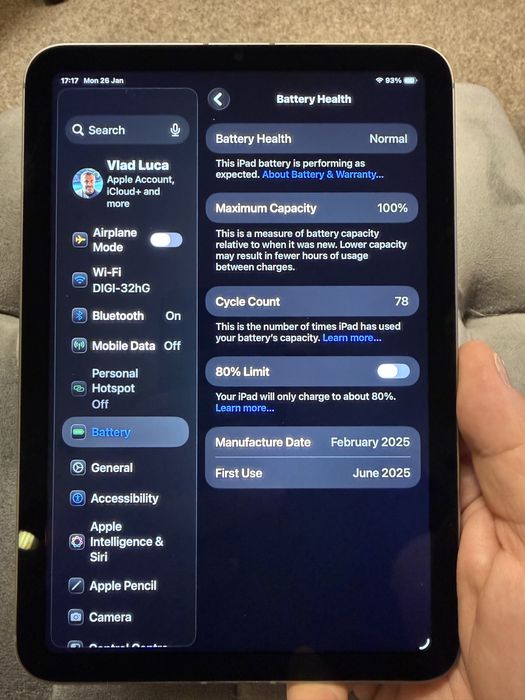 Ipad Mini 7 A17 Pro 128gb Cellular