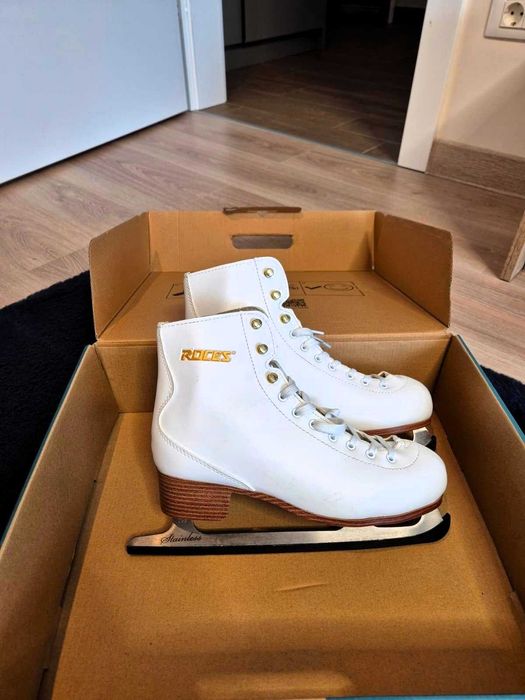 Patine de gheață ROCES Nirvana White – mărimea 40