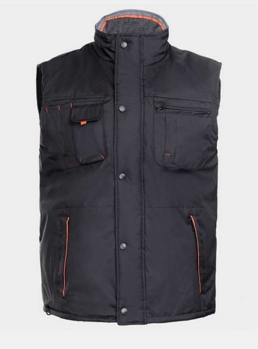 Ватиран работен елек. Размер XXL. Водо и студозащитен. Нов.