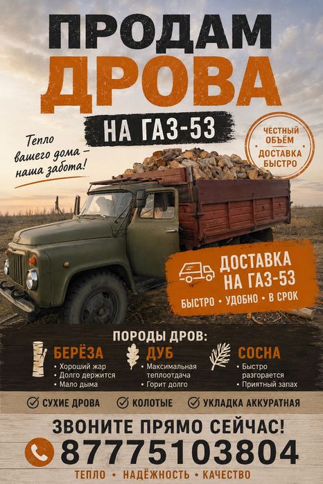 Продам дрова сухостой