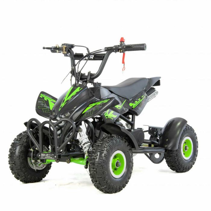 Mini atv XTR M4/4, roti 4 inch, 50cc, 2 timpi, pornire la sfoara , culoare (albastru sau verde)