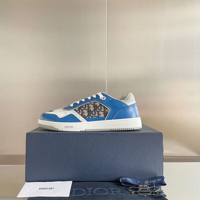 CD B23 Mid Top Oblique Blue/White
