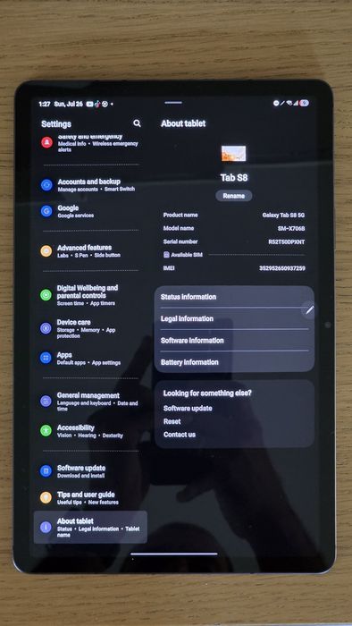 Galaxy Tab S8 5G
