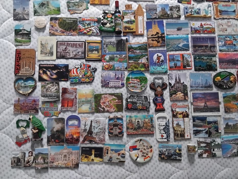 Colectie 172 magneti frigider