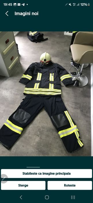 Costum pompieri Nomex jacheta+Pantalon