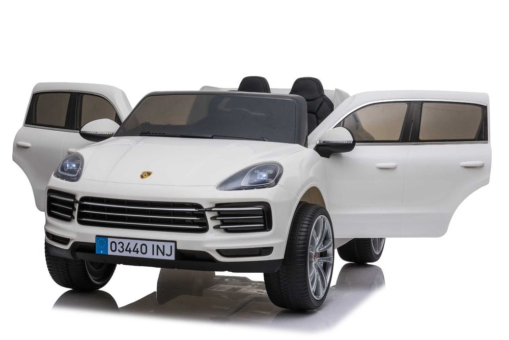 Masinuta electrica pt. 2 copii Porsche Cayenne S XXL 4x 45W 12V #white