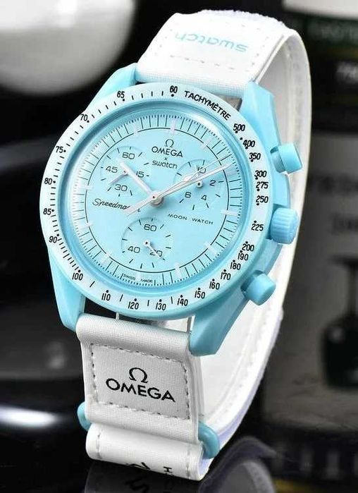 Ceas SWATCH X OMEGA MISSION TO URANUS Chronograf Superb Nou 2026 !!