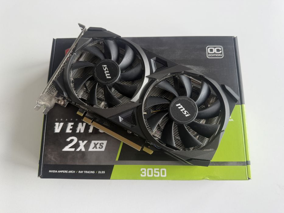 Видеокарта RTX 3050 8GB MSI Ventus Dual OC