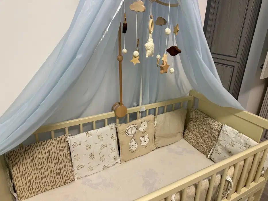 Protectie laterala. Aparatoare pentru patut bebe. Perne - 10bucăți