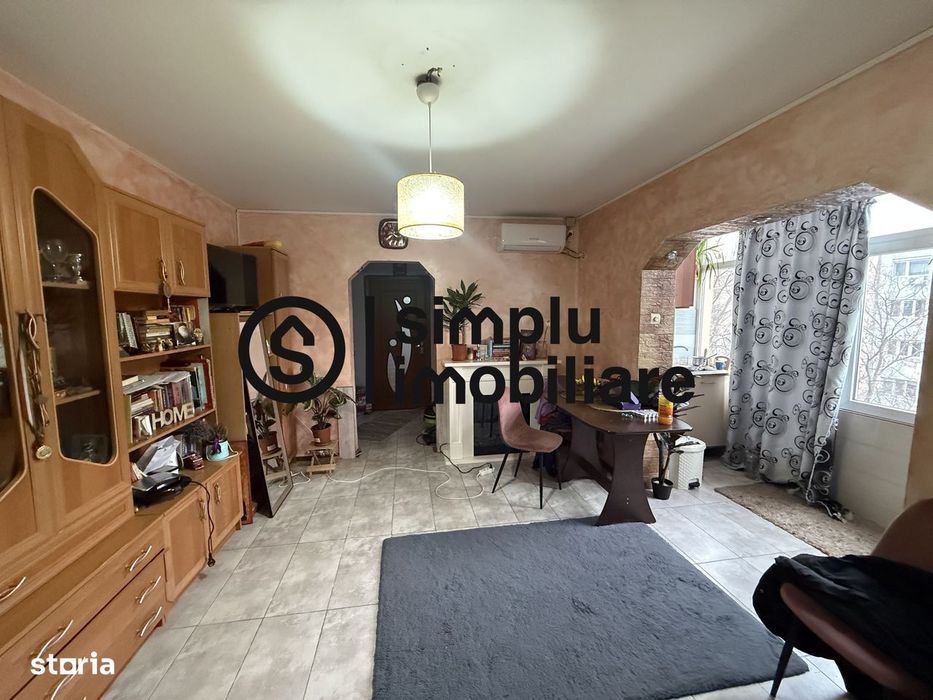 Apartament 2 camere semidecomandate transformat in 3 et 3/4 Brazda — fotografia 1