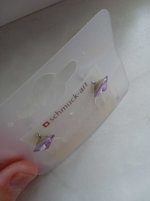 Обици с кристали