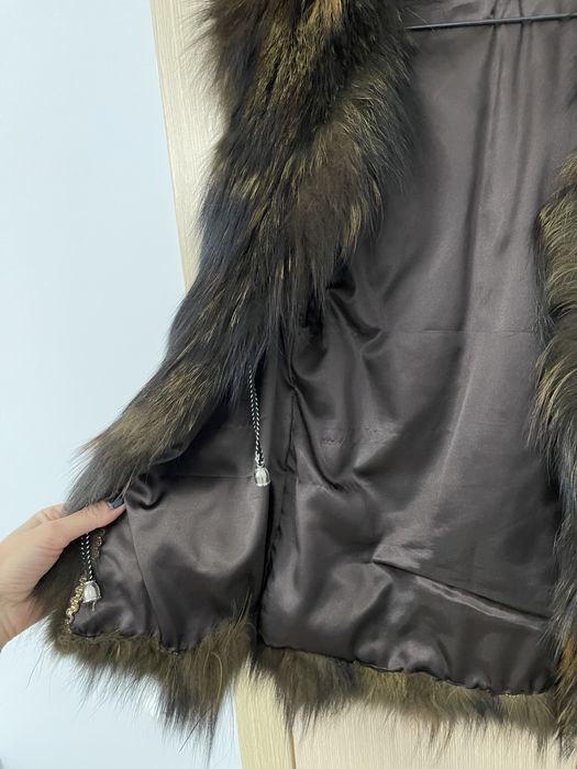 Елек от естествен пух от лисица