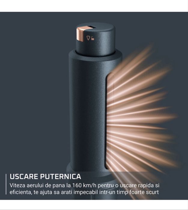 Perie rotativa cu aer cald Rowenta Air Rotate UB9920E0 1300 W
