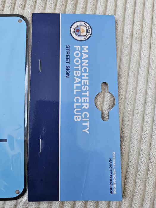 Метална табела Manchester City