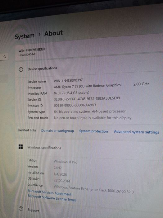 Mini pc ryzen 7 7730u 16ram ssd 500gb