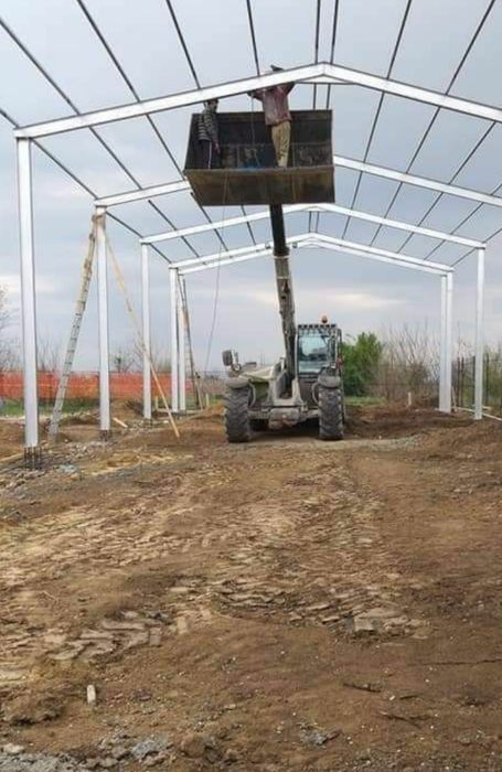 Vând hale metalice avem pe stoc Suntem producători de hale metalice ha