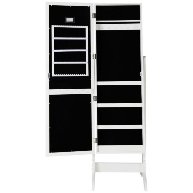 Тоалетка-гардероб с LED осветление и огледална врата