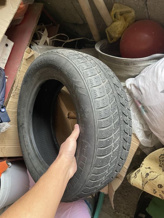 4 диска с шинами мерс