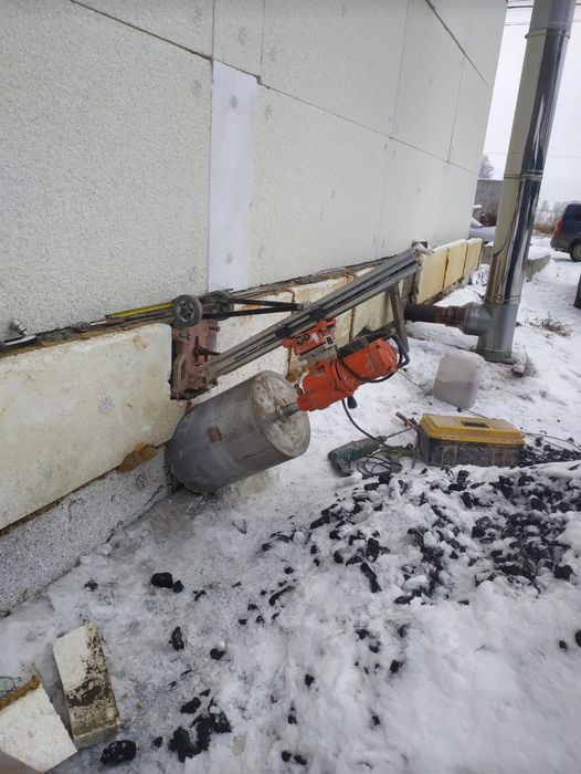 Услуги Алмазное сверление бурение