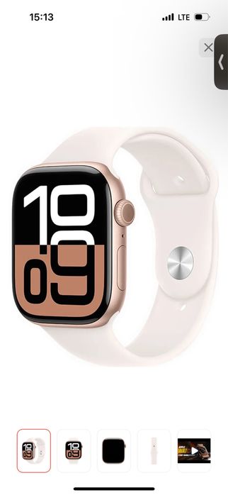 Смарт-часы Apple Watch Series 10 M/L 42 мм золотистый-белый-бежевый