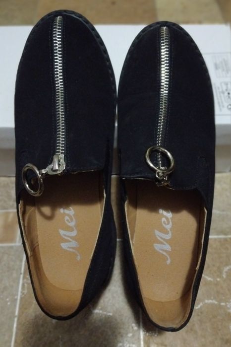 Pantofi catifea nr 35