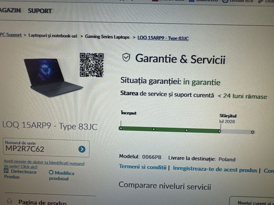 Lenovo LOQ 15ARP9. AMD Ryzen 7 7435HS 3,1Ghz. 24GB. 512 GB SSD. Rtx 4060