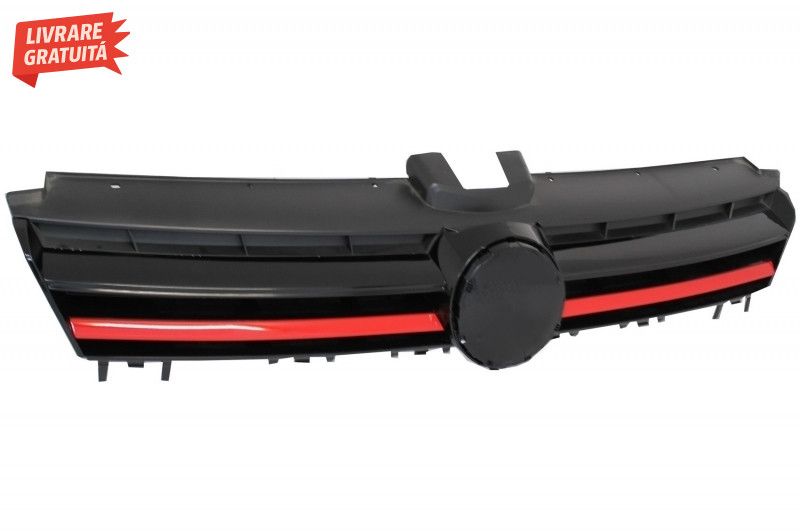 Ansamblu Faruri 3D Semnal Dinamic LED cu Grila VW Golf 7 VII (2012-201