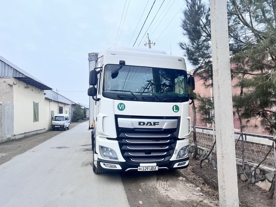 DAF YEVRO 6. 2018 yil. Pritsep KRONE 2018 yil