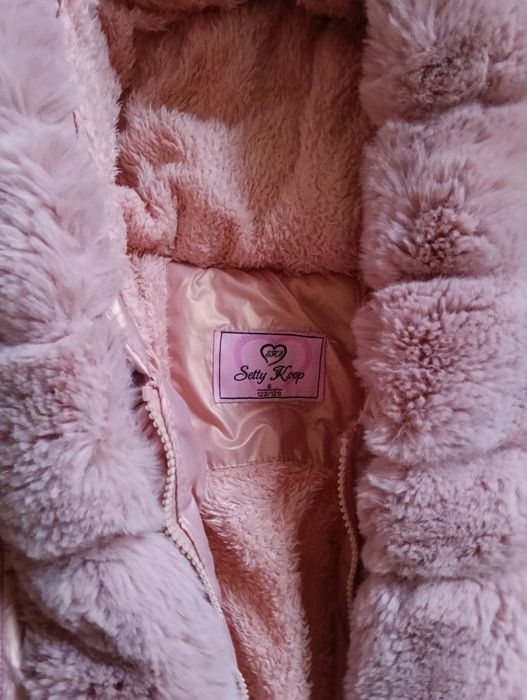 Geacă fetiță cu blăniță