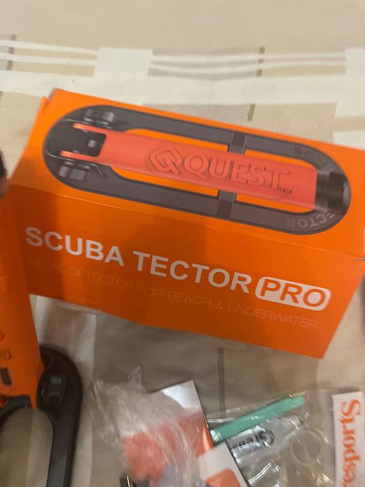 Металотърсач пинпойнтер металдетектор подводен пулс индукция scuba tector pro quest