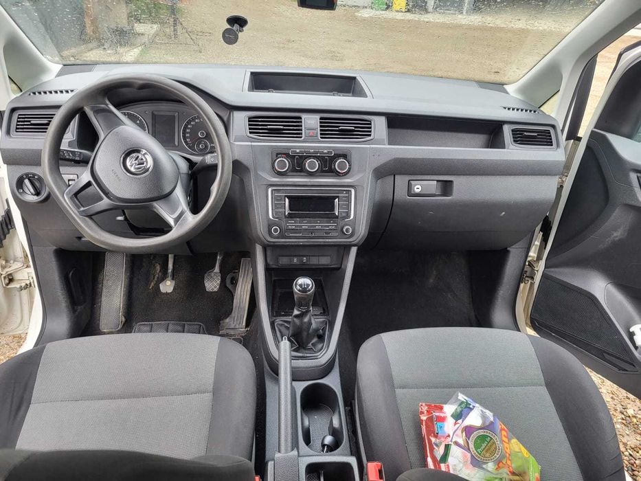 Vand Volkswagen Caddy Maxi 2.0TDi alb, autoturism 5 locuri Euro6, TVA deductibil