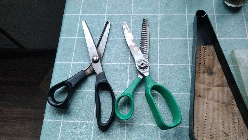 Ножницы зигзаг Гигант и портняжные для ткани