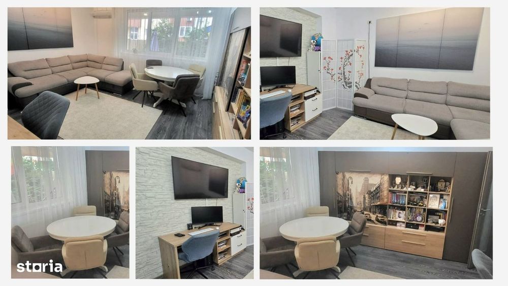 Apartament 3 camere cu  Curte