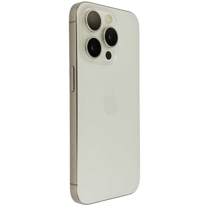 Magazin apple iPhone 15 pro 128gb white titanium excelent garantie