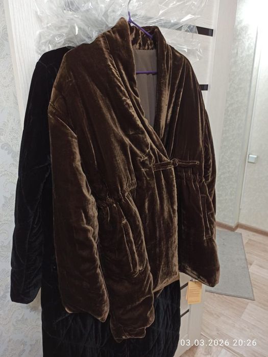 Бархатный чапан. Кимоно. Пальто.