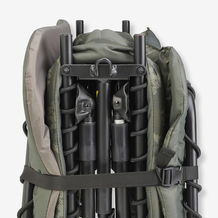 Bedchair 900 Compact Pescuit la crap - No - produs resigilat Decathlon