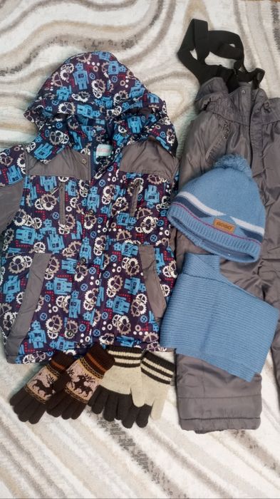 Зимний комплект для мальчика 110р
