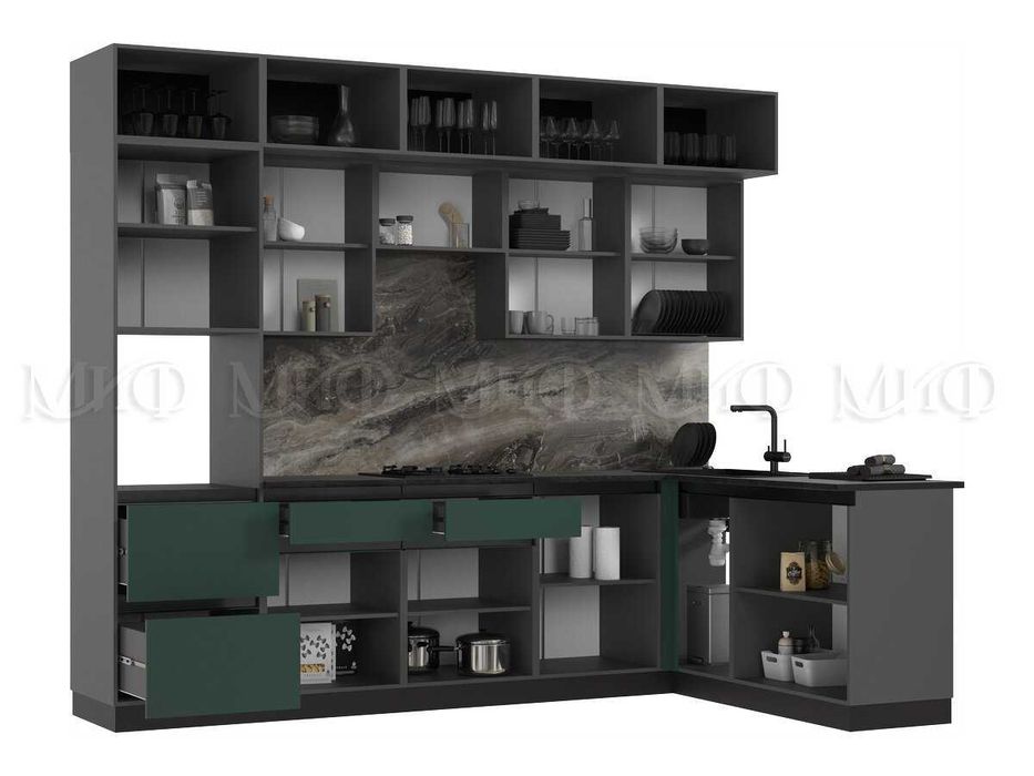 Продам Кухонный гарнитур МиФ “Техно-6” (угловой)