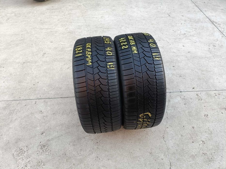 Doua anvelope iarna 245 40 19 continental wintercontact TS 860S 7,8 mm