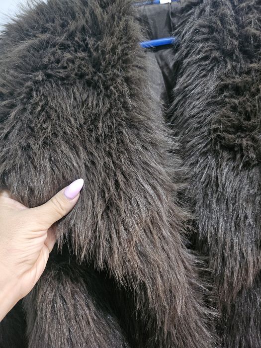 Дамско палто от Еко косъм