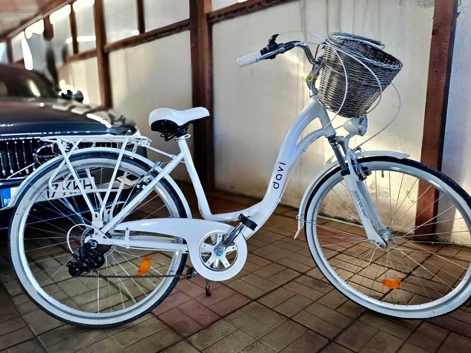 Bicicleta dama Davi Emma 7viteze roti28″ marime M/L culoare Alb/Crem