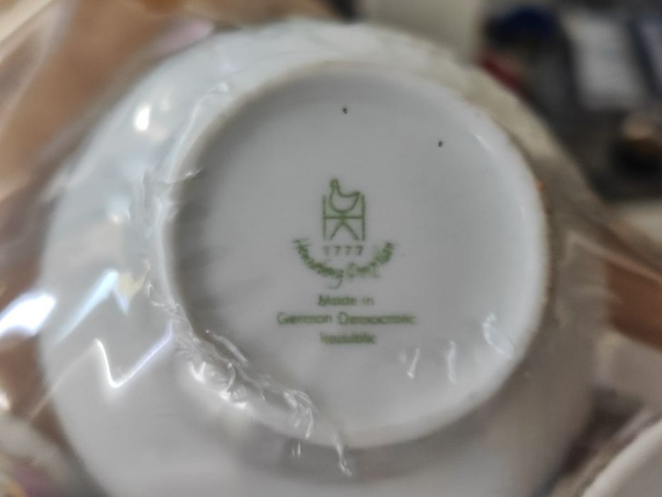 Нов немски порцеланов сервиз за кафе  ГДР Henneberg
