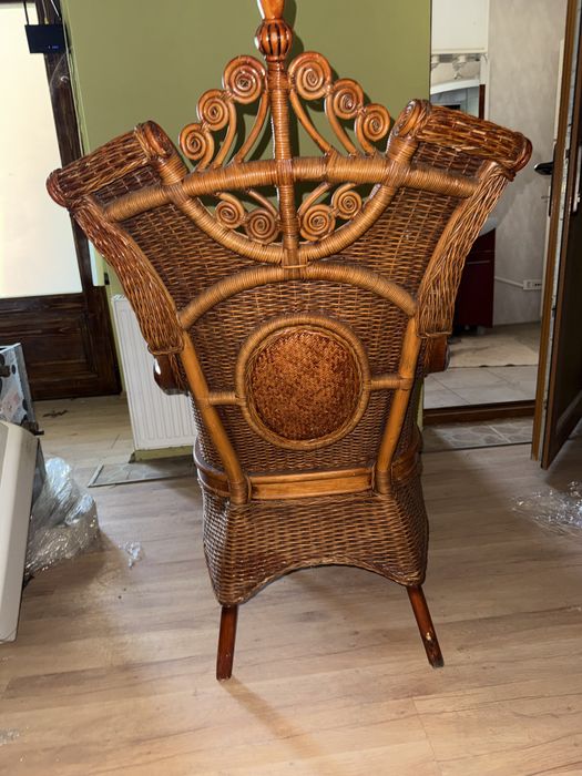 Set Mobilier Bamnbus cu lemn de cires